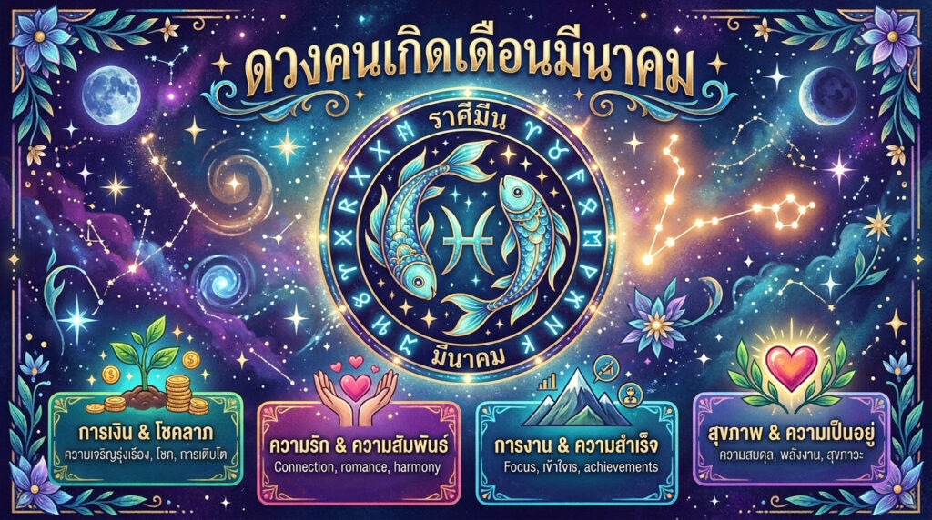 ดวงคนเกิดเดือนมีนาคม