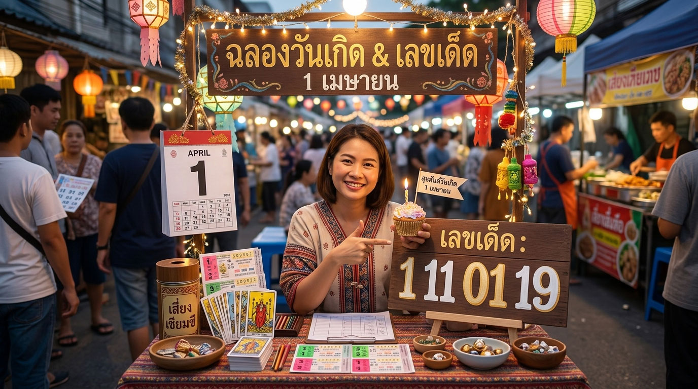 ดวงคนเกิดวันที่ 1 เมษายน และเลขเด็ด